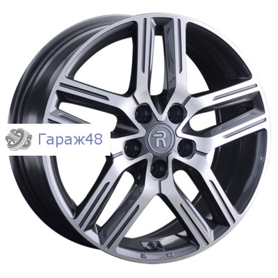 Replay KI302 R17 / 7J PCD 5x114.3 ET 53 ЦО 67.1 Литые Графит с полированной лицевой поверхностью