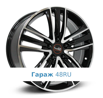 LegeArtis FD77 R18 / 8J PCD 5x114.3 ET 44 ЦО 63.3 Литые Черный с полированной лицевой поверхностью