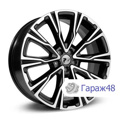 Replica JTR1 R20 / 8.5J PCD 5x108 ET 43 ЦО 60.1 Литые Черный с полированной лицевой поверхностью