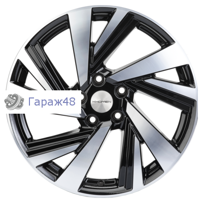Khomen Wheels KHW1801 Murano R18 / 7.5J PCD 5x114.3 ET 50 ЦО 66.1 Литые Black-FP