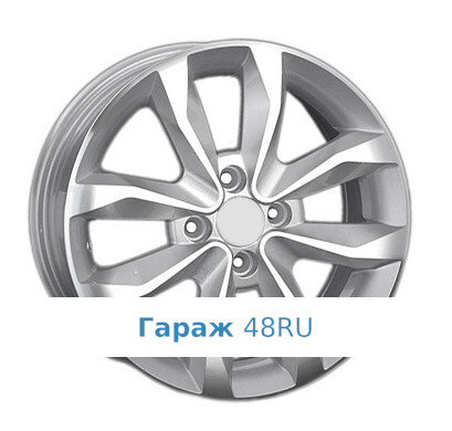 LegeArtis RN92 R15 / 6J PCD 4x100 ET 40 ЦО 60.1 Литые Серебристый с полированной лицевой поверхностью