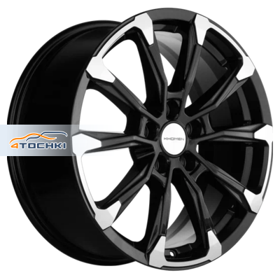 Khomen Wheels KHW1808 Koleos R18 / 7.5J PCD 5x114.3 ET 35 ЦО 66.1 Литые Black-FP