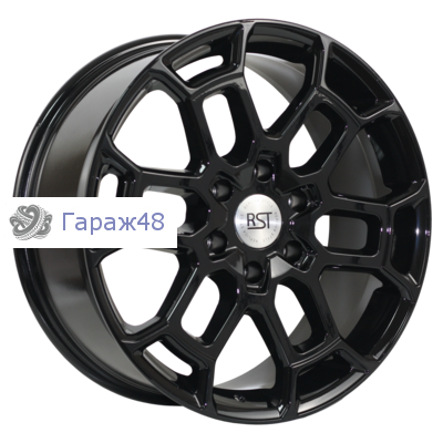 RST R072 R20 / 8.5J PCD 6x139.7 ET 35 ЦО 67.1 Литые Черный с полированной лицевой поверхностью