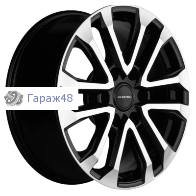 Khomen Wheels KHW1805 Fortuner/Hilux R18 / 7.5J PCD 6x139.7 ET 30 ЦО 106.1 Литые Black-FP