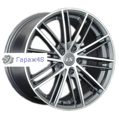 LS 480 R17 / 7.5J PCD 5x114.3 ET 45 ЦО 73.1 Литые Графит с полированной лицевой поверхностью