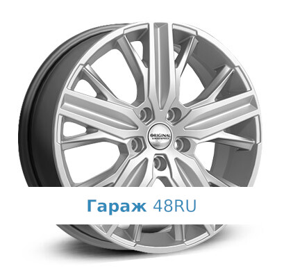 Skad KL-375 R18 / 6.5J PCD 5x108 ET 52 ЦО 60.1 Литые Серебристый