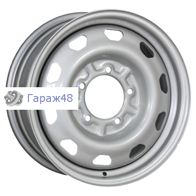 Trebl 9305745 R16 / 6J PCD 5x139.7 ET 22 ЦО 108.6 Штампованные Серебристый