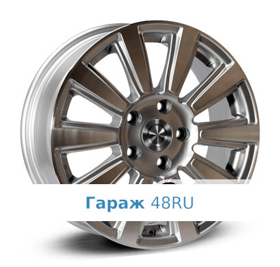 Replica To71H R16 / 6.5J PCD 5x114.3 ET 45 ЦО 60.1 Литые Серебристый с полированной лицевой поверхностью