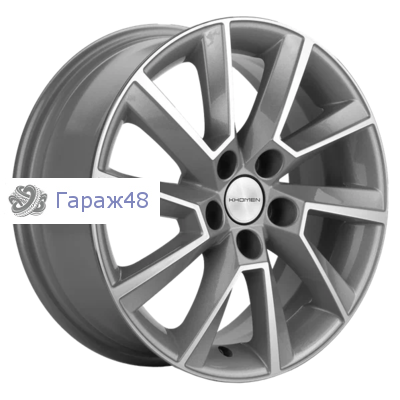 Khomen Wheels KHW1507 Rapid/Fabia R15 / 6J PCD 5x100 ET 38 ЦО 57.1 Литые F-Silver-FP