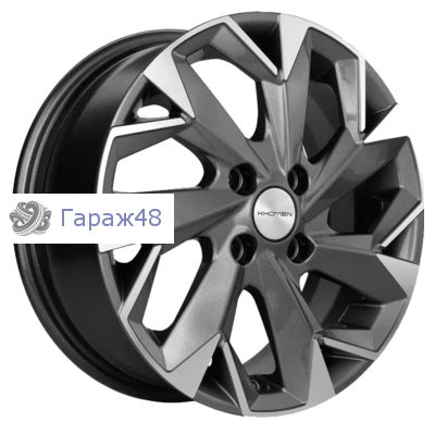 Khomen Wheels KHW1508 Lada Granta R15 / 6J PCD 4x98 ET 35 ЦО 58.6 Литые Gray-FP