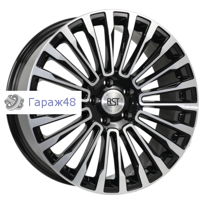 RST R062 R20 / 8.5J PCD 5x120 ET 45 ЦО 72.6 Литые Черный с полированной лицевой повехностью