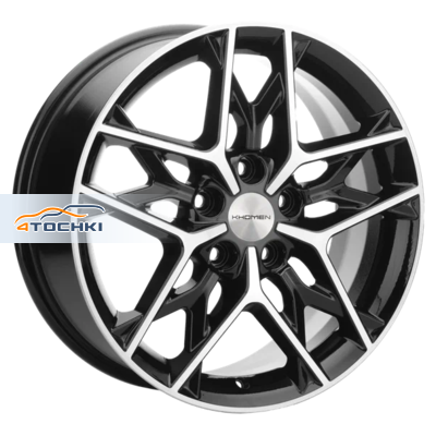 Khomen Wheels KHW1709 Changan CS35 Plus R17 / 7J PCD 5x110 ET 46 ЦО 63.3 Литые Black-FP