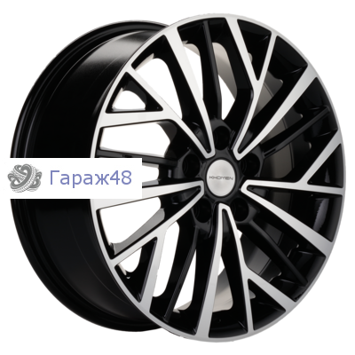 Khomen Wheels KHW1717 Forester R17 / 7J PCD 5x114.3 ET 48 ЦО 56.1 Литые Black-FP