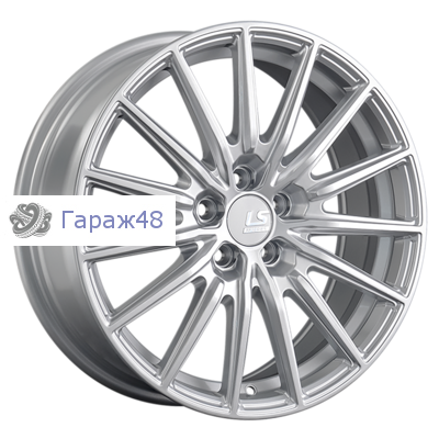 LS RC93 R17 / 7J PCD 5x100 ET 45 ЦО 73.1 Литые Серебристый