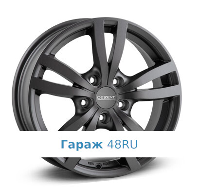 Dezent TC graphite R16 / 6.5J PCD 5x114.3 ET 45 ЦО 67.1 Литые Графит матовый