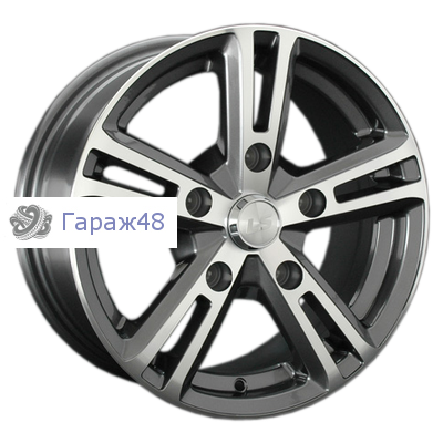 LS 291 R15 / 6.5J PCD 5x139.7 ET 40 ЦО 98.5 Литые Графит с полированной лицевой поверхностью