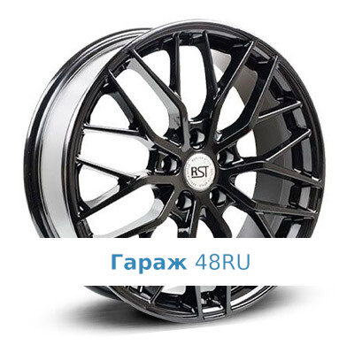 RST R008 R18 / 7.5J PCD 5x114.3 ET 45 ЦО 67.1 Литые Черный
