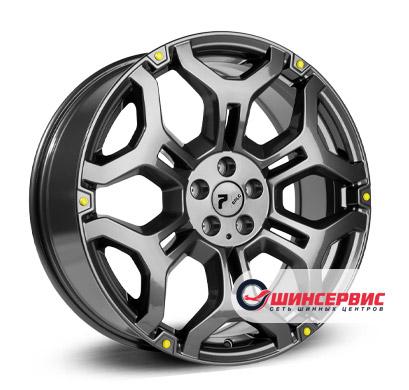 Replica JTR2 R20 / 8J PCD 5x108 ET 39 ЦО 60.1 Литые Черный с полированной лицевой поверхностью