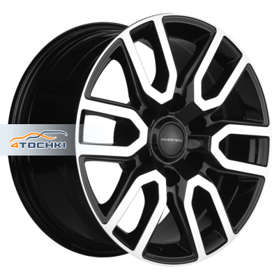 Khomen Wheels KHW1723 Fortuner/Hilux R17 / 8J PCD 6x139.7 ET 30 ЦО 106.1 Литые Black-FP