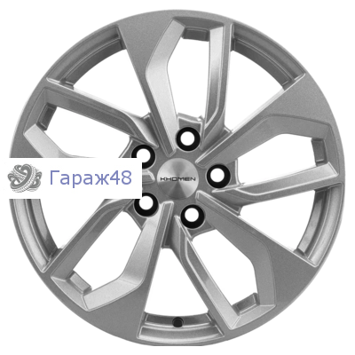 Khomen Wheels KHW1703 Changan/Geely/Lexus/Toyota R17 / 7J PCD 5x114.3 ET 45 ЦО 60.1 Литые F-Silver