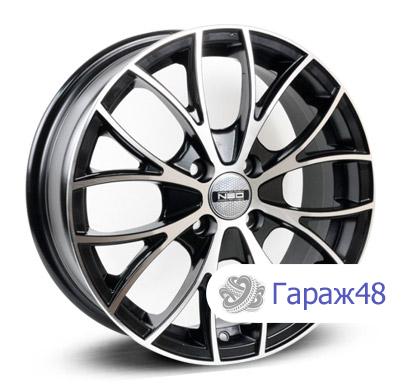 Neo 673 R16 / 6J PCD 4x100 ET 41 ЦО 60.1 Литые Черный с полированной лицевой поверхностью