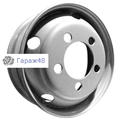 Asterro 5/208/150/105 R17.5 / 5.25J PCD 5x208 ET 105 ЦО 150 Штампованные Серебристый