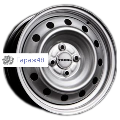 Trebl 5155 R14 / 5J PCD 4x100 ET 45 ЦО 54.1 Штампованные Серебристый