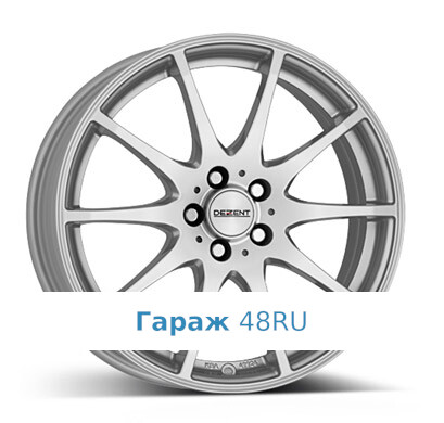 Dezent TI R15 / 6J PCD 4x100 ET 38 ЦО 60.1 Литые Серебристый