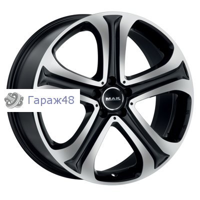 MAK Spitze R20 / 9.5J PCD 5x112 ET 55 ЦО 66.6 Литые Черное зеркало