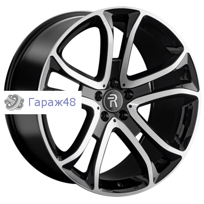 Replay MR208 R21 / 11J PCD 5x112 ET 42 ЦО 66.6 Литые Черный с полированной лицевой поверхностью