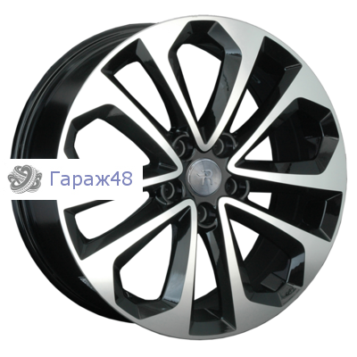 Replay HV8 R17 / 6.5J PCD 5x114.3 ET 40 ЦО 64.1 Литые Черный с полированной лицевой поверхностью