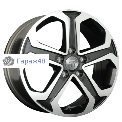 Replay MI66 R18 / 7J PCD 5x114.3 ET 38 ЦО 67.1 Литые Черный с полированной лицевой поверхностью