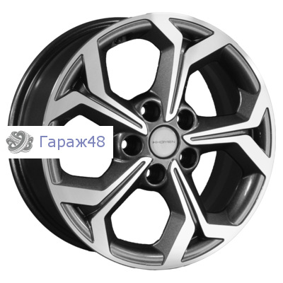 Khomen Wheels KHW1606 Huyndai/Kia R16 / 6.5J PCD 5x114.3 ET 43 ЦО 67.1 Литые Gray-FP