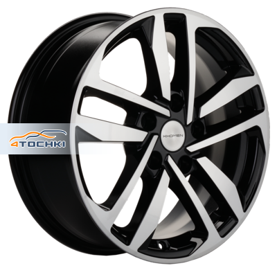 Khomen Wheels KHW1612 Qashqai/Tiida R16 / 6.5J PCD 5x114.3 ET 40 ЦО 66.1 Литые Black-FP