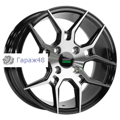 Megami MGM29 R14 / 6J PCD 5x100 ET 35 ЦО 57.1 Литые Черный с полированной лицевой поверхностью