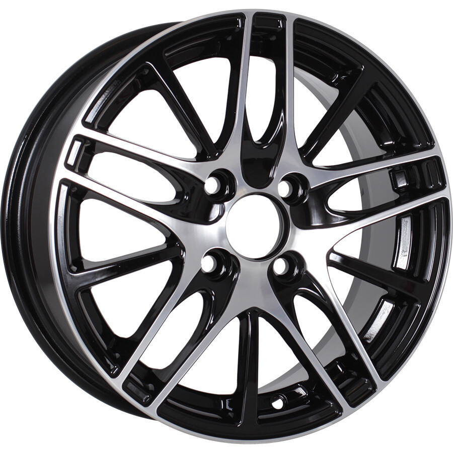 Venti 1406 R14 / 5.5J PCD 4x98 ET 35 ЦО 58.6 Литые Черный с полированной лицевой повехностью