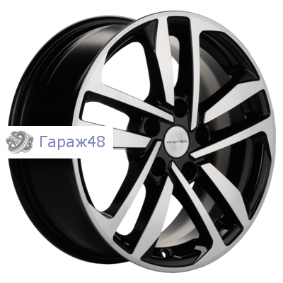Khomen Wheels KHW1612 Huyndai/Mazda R16 / 6.5J PCD 5x114.3 ET 45 ЦО 67.1 Литые Black-FP