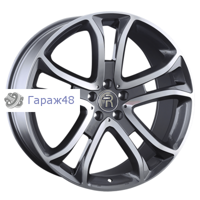 Replay MR208 R21 / 11J PCD 5x112 ET 38 ЦО 66.6 Литые Графит с полированной лицевой поверхностью