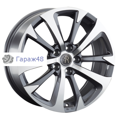 Replay LX122 R17 / 7J PCD 5x114.3 ET 35 ЦО 60.1 Литые Графит с полированной лицевой поверхностью