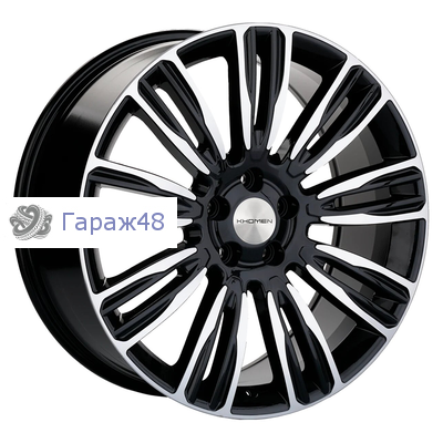 Khomen Wheels KHW2004 Velar R20 / 8.5J PCD 5x108 ET 45 ЦО 63.4 Литые Black-FP