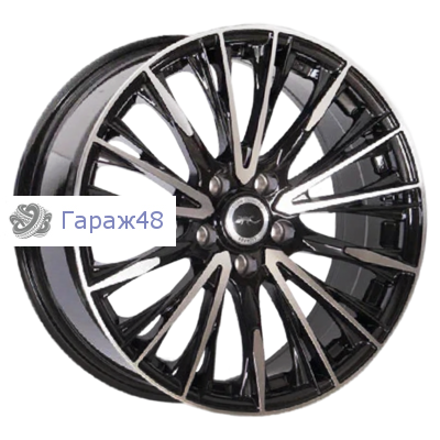 Lizardo Octopus XH304 R18 / 7.5J PCD 4x100 ET 43 ЦО 60.1 Литые Черный с алмазной обработкой лицевой части