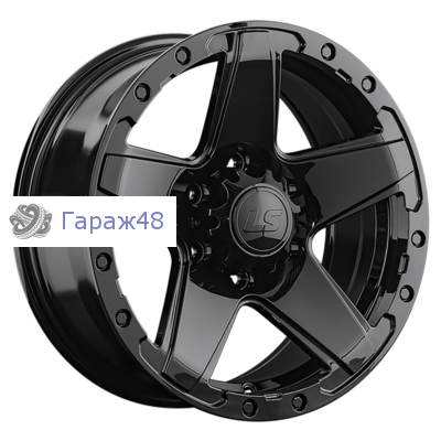 LS 1284 R17 / 8J PCD 6x139.7 ET 30 ЦО 100.1 Литые Черный