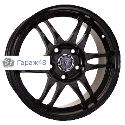 Venti 1502 R15 / 6J PCD 4x100 ET 45 ЦО 60.1 Литые Черный с полированной лицевой поверхностью