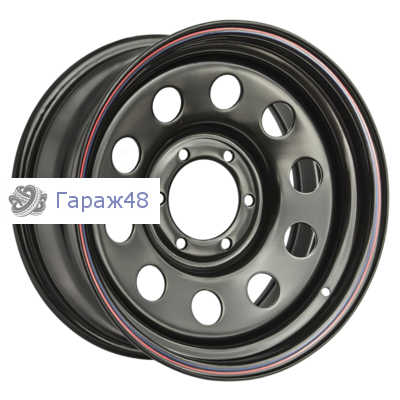 LS Тойота/Ниссан/L200 2005+ R16 / 8J PCD 6x139.7 ET 30 ЦО 110 Штампованные Черный