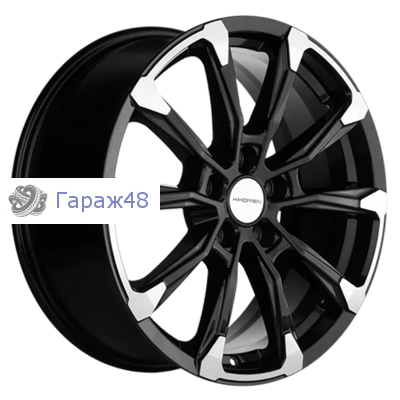 Khomen Wheels KHW1808 Evolute iJoy R18 / 7.5J PCD 5x110 ET 40 ЦО 67.1 Литые Black-FP