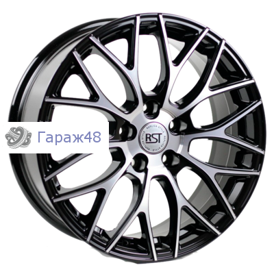 RST R137 (C5) R17 / 7J PCD 5x108 ET 32 ЦО 65.1 Литые Черный с полированной лицевой повехностью