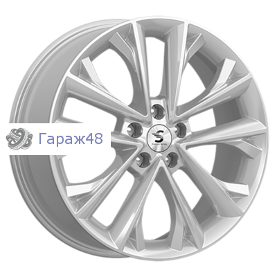 Premium Series КР012 Karoq/Taos R18 / 7J PCD 5x112 ET 45 ЦО 57.1 Литые Elite Silver