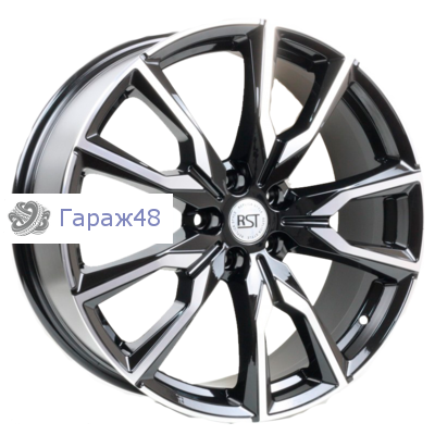 RST R012 (Mazda) R20 / 8J PCD 5x114.3 ET 45 ЦО 67.1 Литые Черный с полированной лицевой повехностью