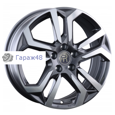 Replay LX121 R17 / 7J PCD 5x114.3 ET 35 ЦО 60.1 Литые Графит с полированной лицевой поверхностью