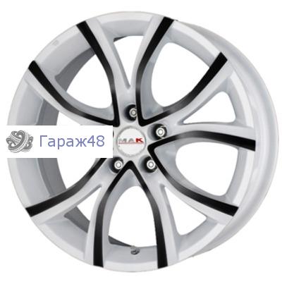 MAK Nitro 5 R17 / 7.5J PCD 5x108 ET 45 ЦО 72 Литые Белый матовый анодированный с черными спицами